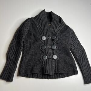 Inis Crafts Women’s Sweater Cardigan 100% Merino Wool Ireland Button Knit‎